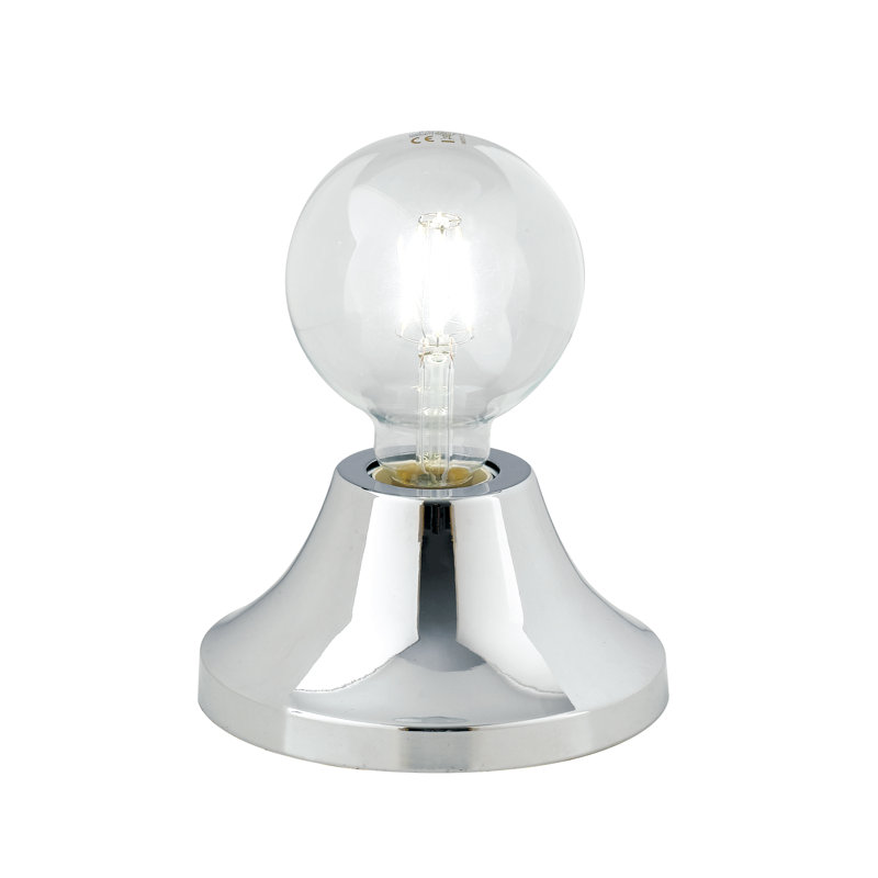 Mcclanahan Metal Lamp Base Lamp, Chrome