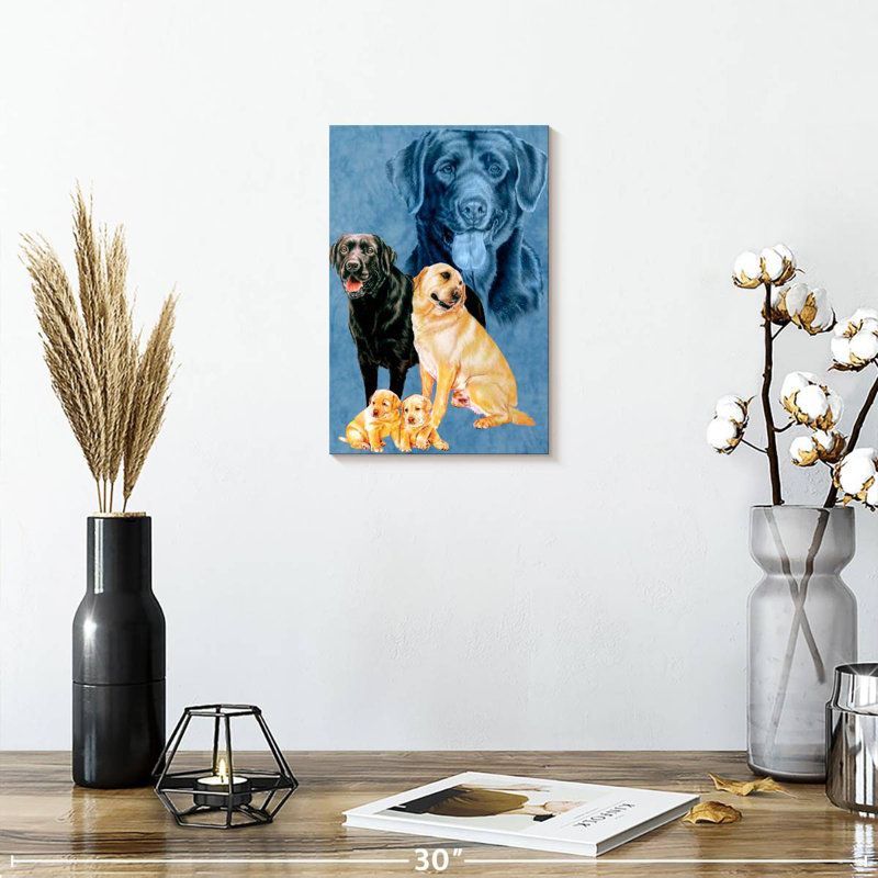 Brampt Labrador Retrievers, 12" H x 8" W