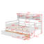 Lit de jour double, support en lattes de bois, avec tablette de chevet et deux tiroirs-1253569700