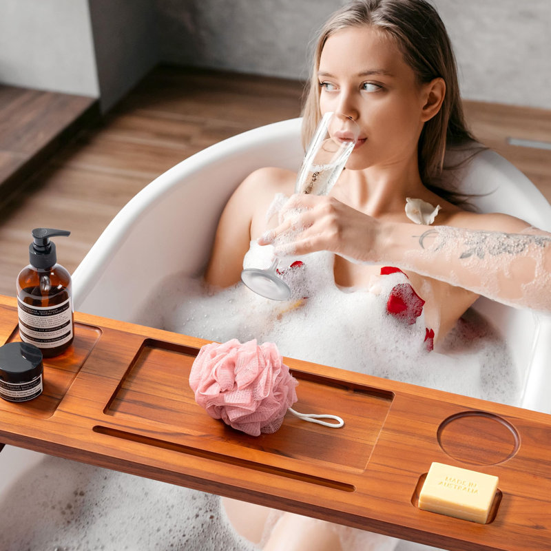 Plateau de rangement pour baignoire Luxury
