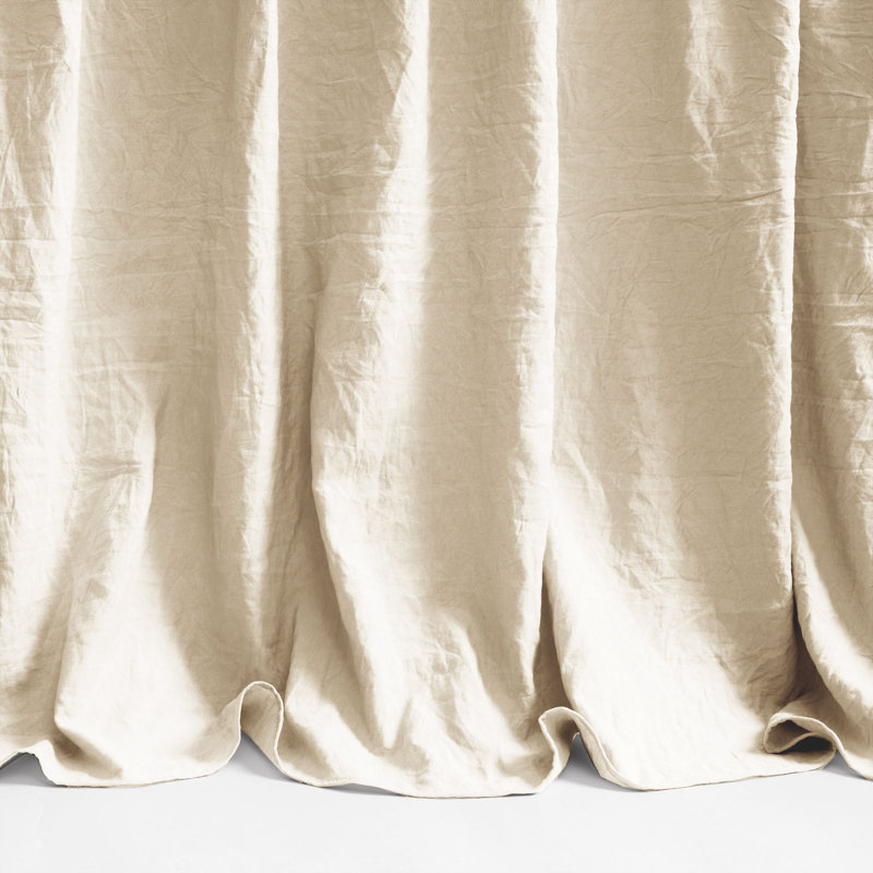 Ivory Twin Microfiber Ruffle Skirt Bedspread Set