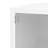 White Glass Door Shoe Box Shoe Storage Cabinet  With RGB Led Light-18965415