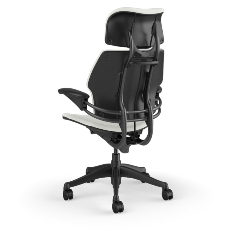 Freedom Headrest Ergonomic Task Chair - Lotus, White