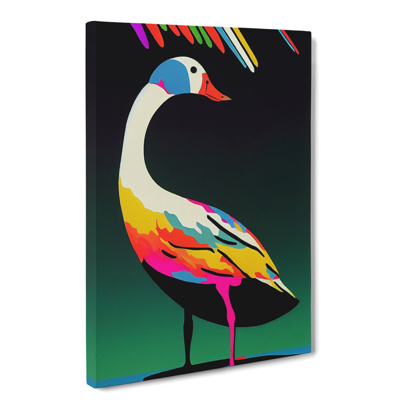 Goose Pop - Wrapped Canvas, 50cm H x 35cm W x 3cm D