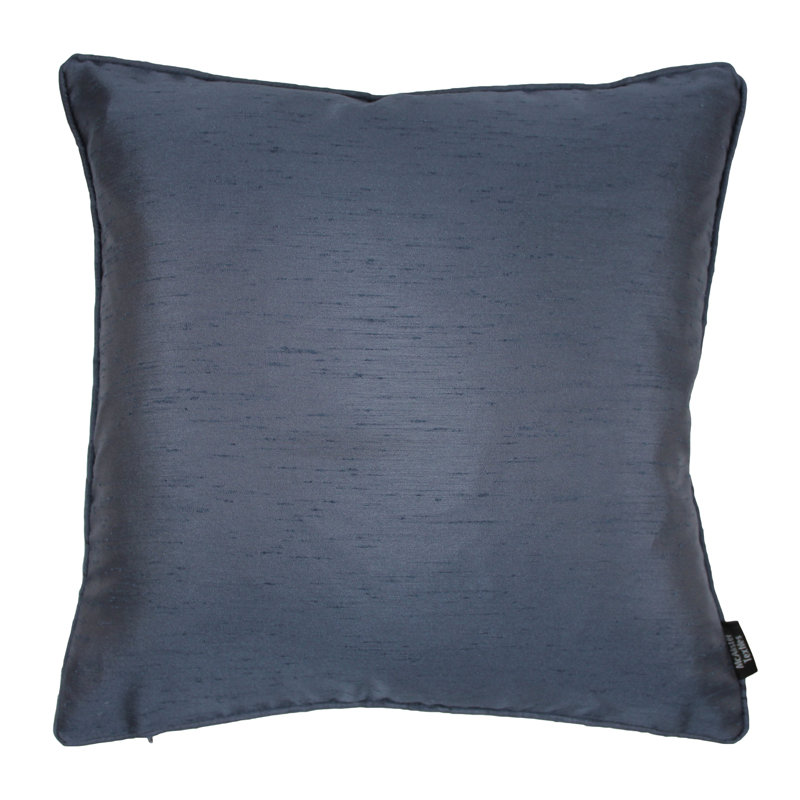 Bloxom Square Cushion, 43 x 43cm, Navy Blue