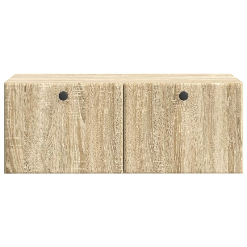 Unfinished TV Stand, 30cm H x 78.5cm L x 41cm W, Sonoma Oak