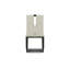 Flute Leather Dining Chair