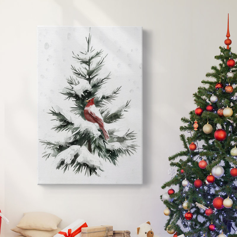 Art des Fêtes de Noël - Toile tendue avec châssis CD XXIX, H 18 po x l 12 po