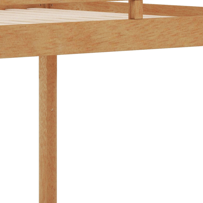 Lit superposé en bois robuste avec échelle, Couleur du bois