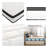 12 Inch Full Hybrid Mattress in a Box - Individually Wrapped Pocket Coils & Memory Foam, Medium Firm, Pressure Relief, Breathable Bamboo Cover, CertiPUR-US & OEKO-TEX Certified-2096724873-2096724874