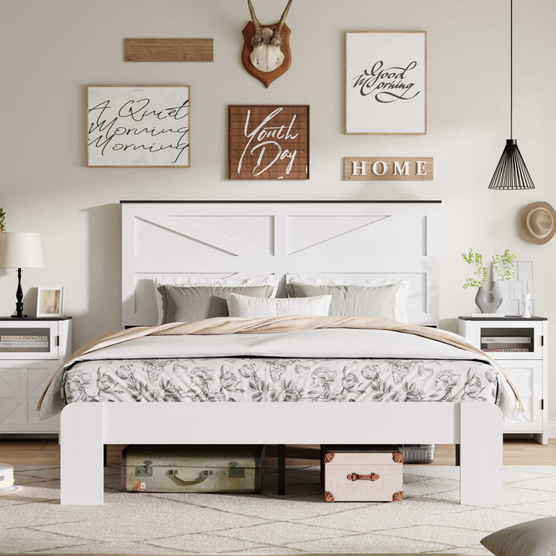 Modern Elegant Design Flat bed, King