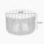 Ensemble de table rustique industrielle de 2, table basse et table d'appoint avec design en corde tissée, ensemble de table moderne et fonctionnel pour le salon et la maison - gris corde-1043680735