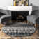 Amandine Moroccan Power Loom Performance Black Rug