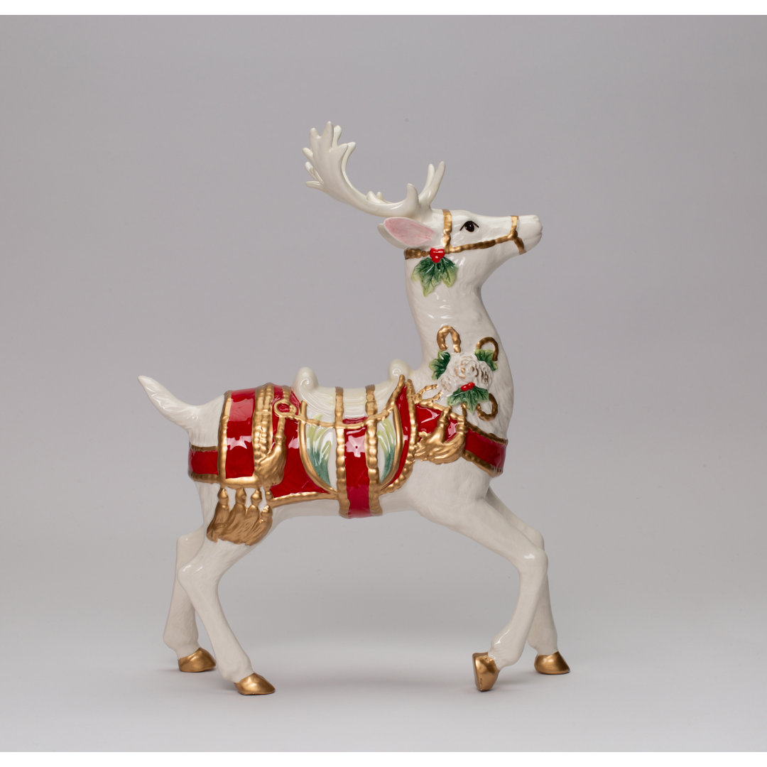 Stanger Christmas Deer Standing Figurine The Holiday Aisle®