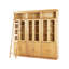 Delbis 223cm H x 222cm W Library Bookcase
