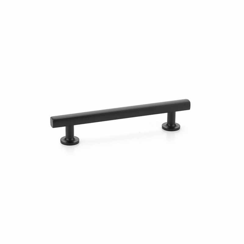 Emtek Freestone Cabinet Pull, Flat Black, 5" Center To Center