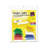 Pattes auto-adhésives avec insertions imprimables blanches, 1 pouce, 25/paquet