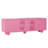 70.9" Modern Pink TV Stand with Storage, Arched Glass Doors & Drawers, Multi-Use Sideboard Buffet Cabinet-1654399420