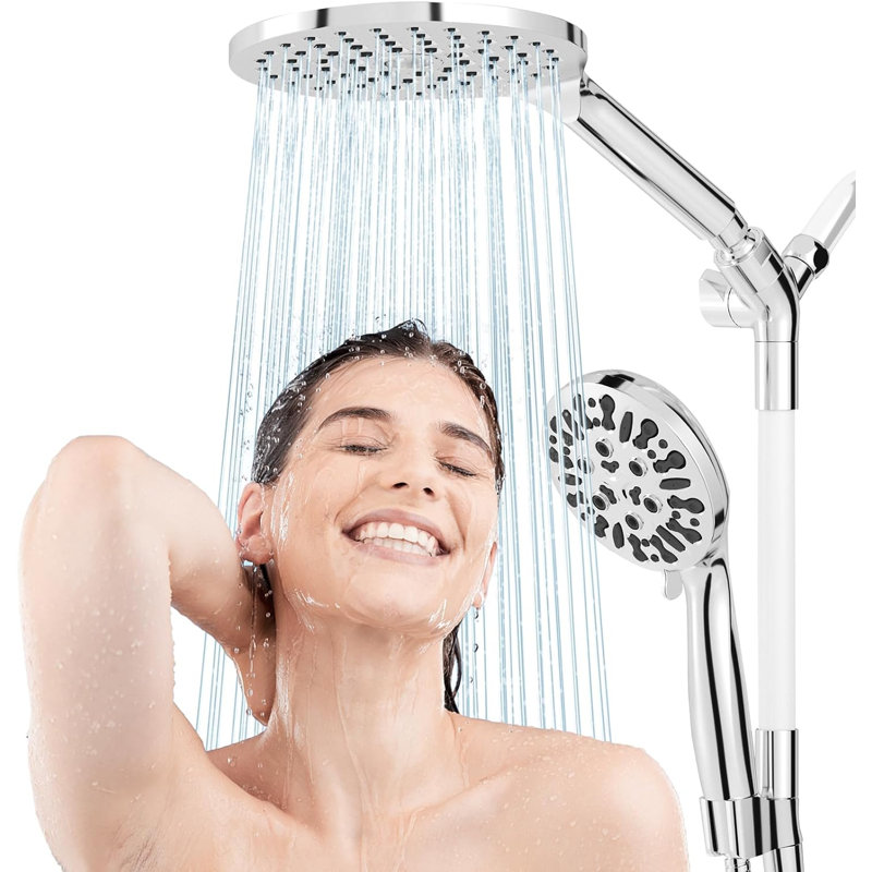 Pomme de douche à pluie double 1,75 GPM GPM