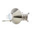 Lampe de table Crompton, lampe en laiton Silvertone