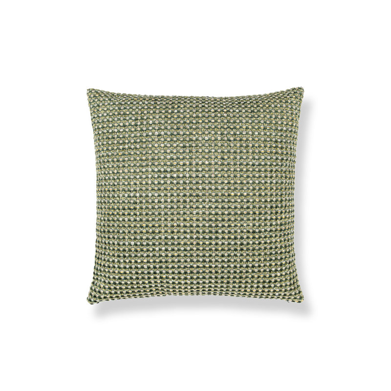 Coussin en coton réversible, Moss, Carré 22 po