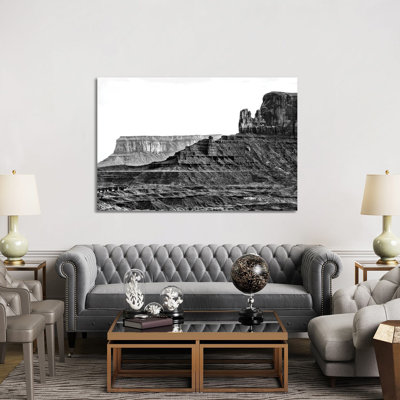 Monument Valley Sentinel Mesa by Philippe Hugonnard - Wrapped Canvas Print