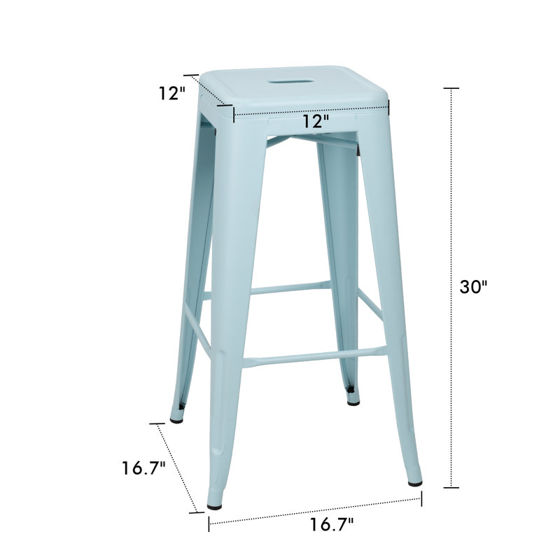 Tabouret de bar 30 po Lansing, bleu