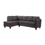 Linen Modern Sectional Sofa With Chaise