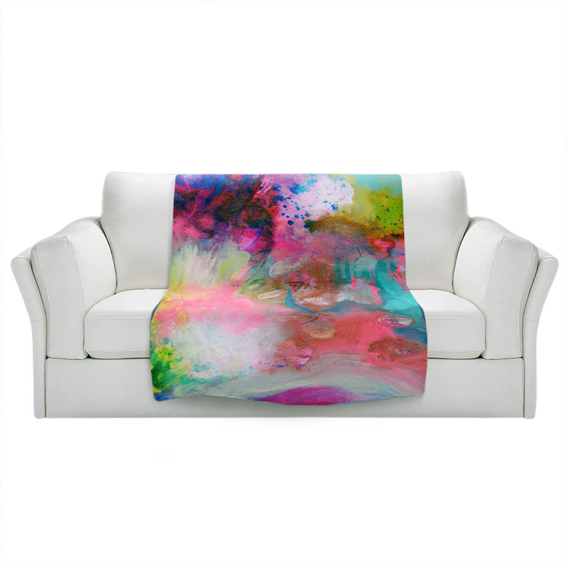 Hand Woven Throw Blanket, 68" W x 80" L