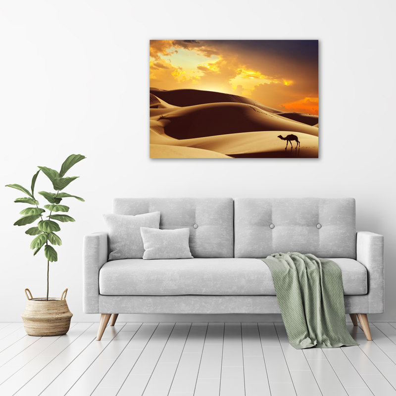 Sahara's Camel - Wrapped Canvas Print
