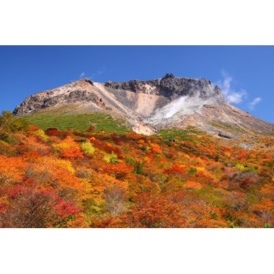Mountain Autumn Leaves by Noririn - Wrapped Canvas Print