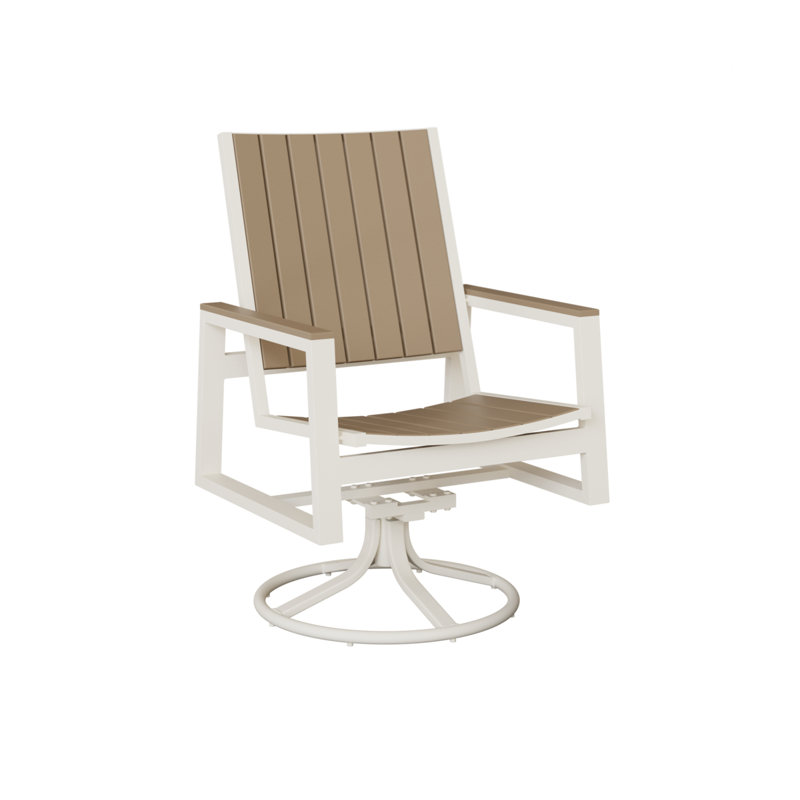 Chaise berçante berçante pivotante Berlin Gardens Vida, Bois vieilli