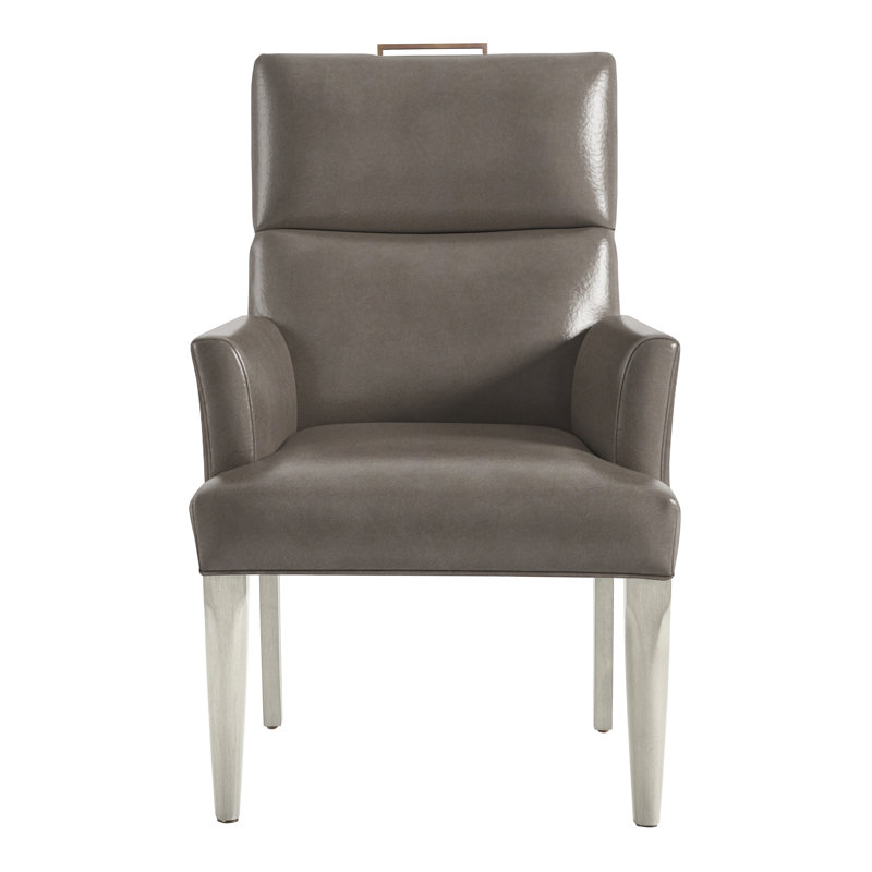Thom Filicia Home Fabric Tight Back Arm Chair, Impala Storm, Wrenn
