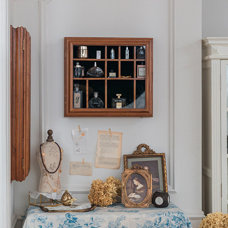 3 tablettes murales en bois massif, présentoir à décor moderne pour chambre à coucher, salle de bain, cuisine, salon