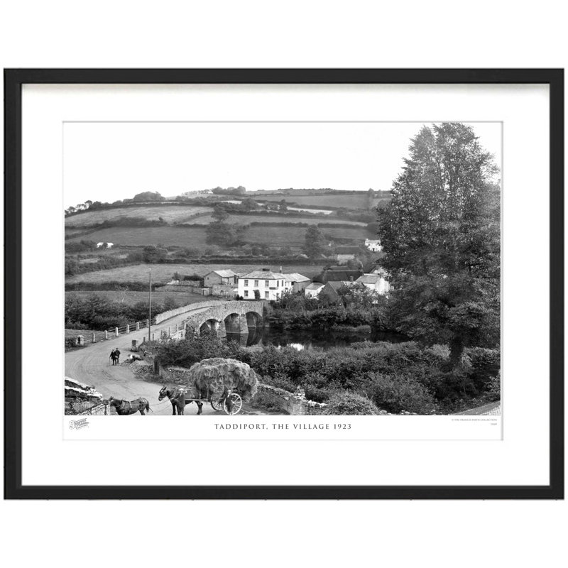 Taddiport, The Village 1923 by Francis Frith - Single Picture Frame Print, 60cm H x 80cm W x 2.3cm D