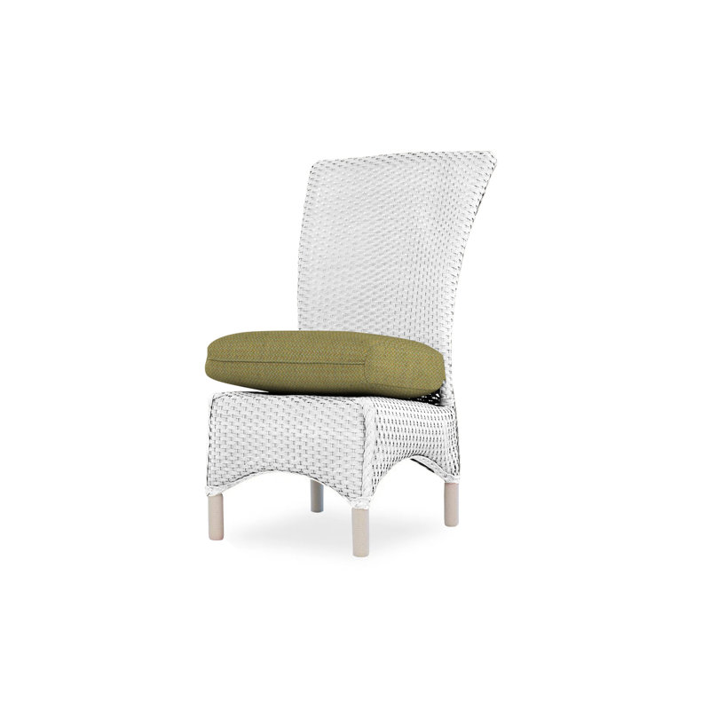 Mandalay Outdoor Dining Armchair, White, Demo Oatmeal