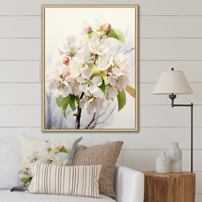 Cameley Apple Blossom translucide lueur III sur toile