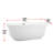 Chaylynn 67'' x 31'' Soaking Acrylic Bathtub-686649935
