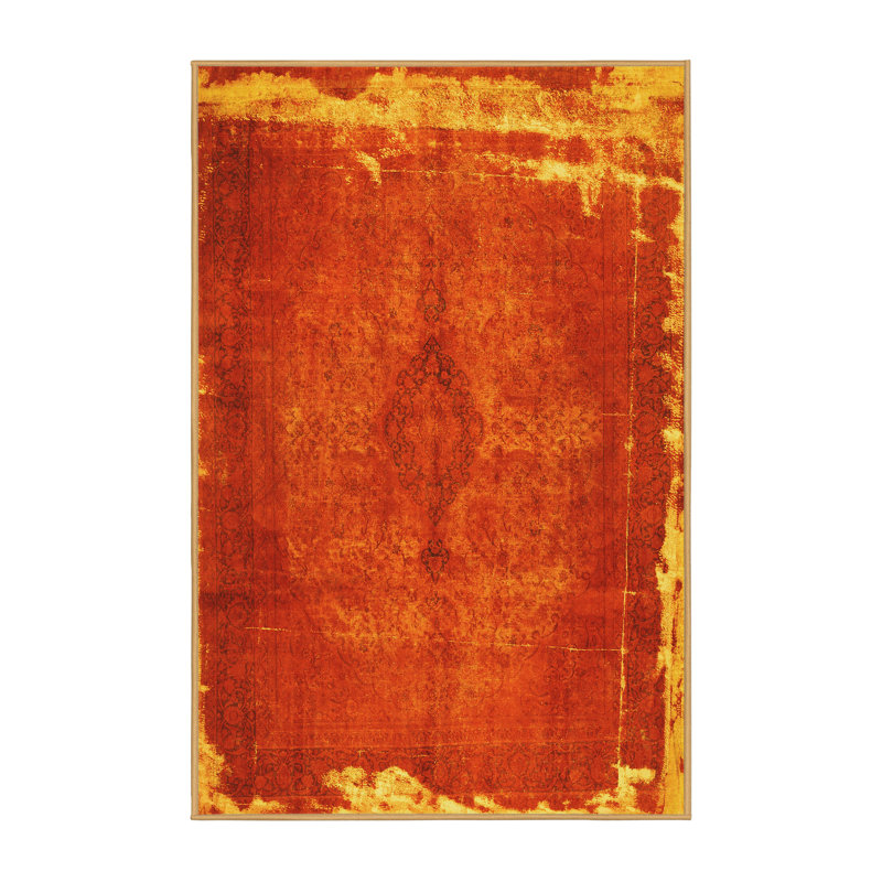 Maebelle Performance Abstract Indoor Rug, Rectangle 7' x 9'