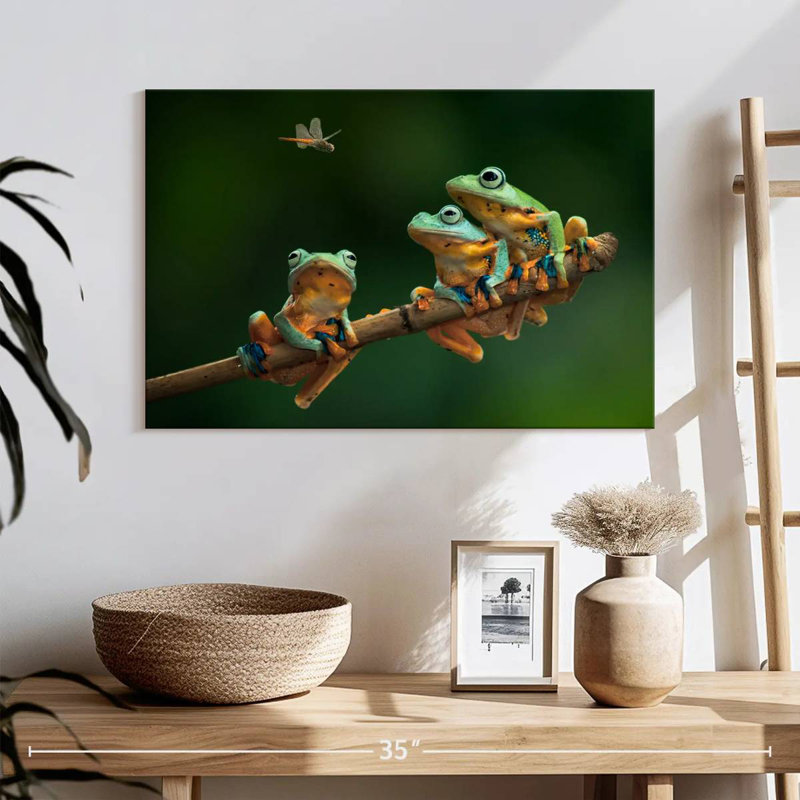 Brampt Hungry Frogs, 16" H x 24" W