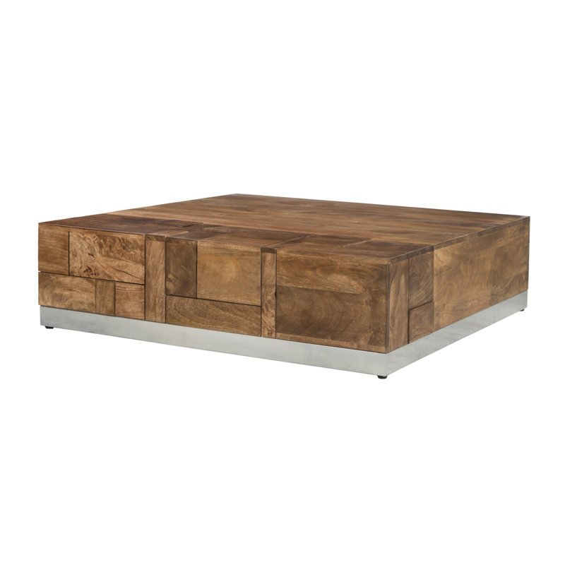 Gerasimos Solid Wood Top Coffee Table