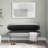 Chloe Contemporary/Glam Storage Bench In Chrome Metal And Grey Faux Leather By Lumisource