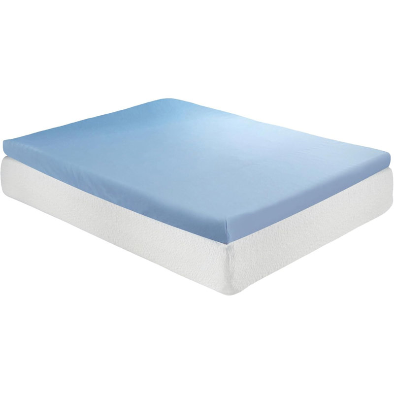 Cool Cloud 3" Gel-Infused Memory Foam Cooling Mattress Topper, Full, Full, Essential