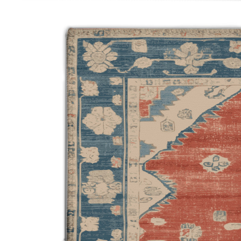 Overdyed Gray Indoor and Outdoor Area Rug, Rectangle 4' x 6'