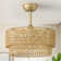 Bocangria 19'' Boho Rattan Caged Ceiling Fan With Light Kit And Remote Control