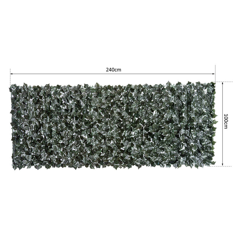 Aaliah 3m x 1m Privacy Fencing Hedge, 2.4m x 1m