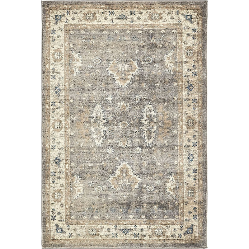Linz Floral Indoor Rug, Rectangle 5' x 8'