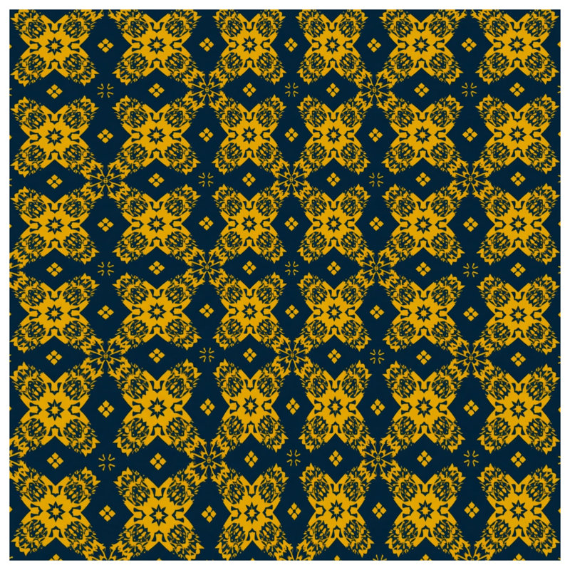 Housses de couette à motif floral orné, Twin