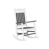 Casual Back Outdoor Rocker Chair