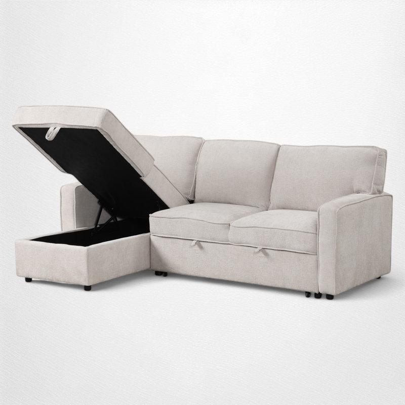 2 - Piece Upholstered Sectional, Beige